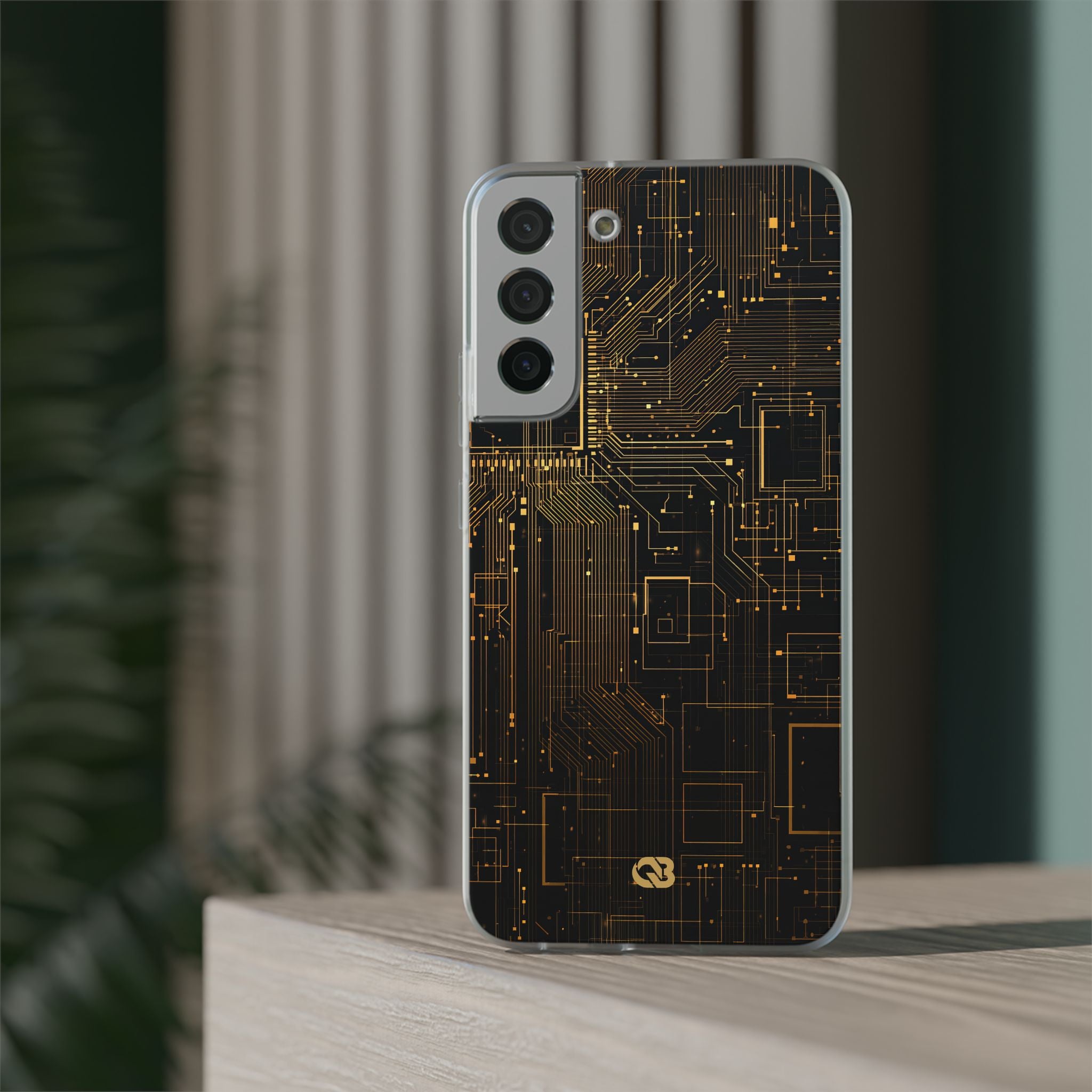 Gold Lite Phone Case for Samsung - Amber Core Mainframe