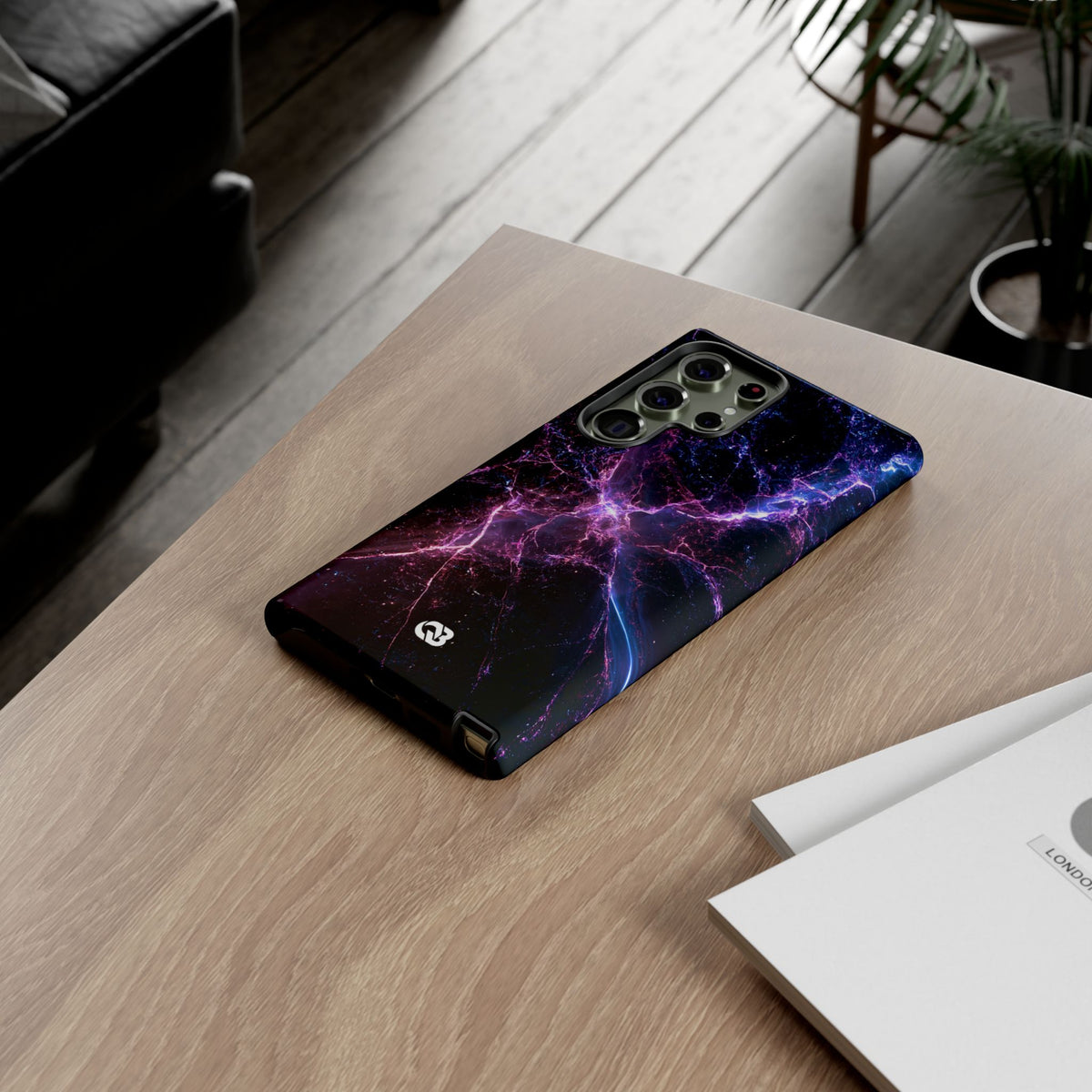 Neural Singularity · Tough Phone Case for Samsung · Black