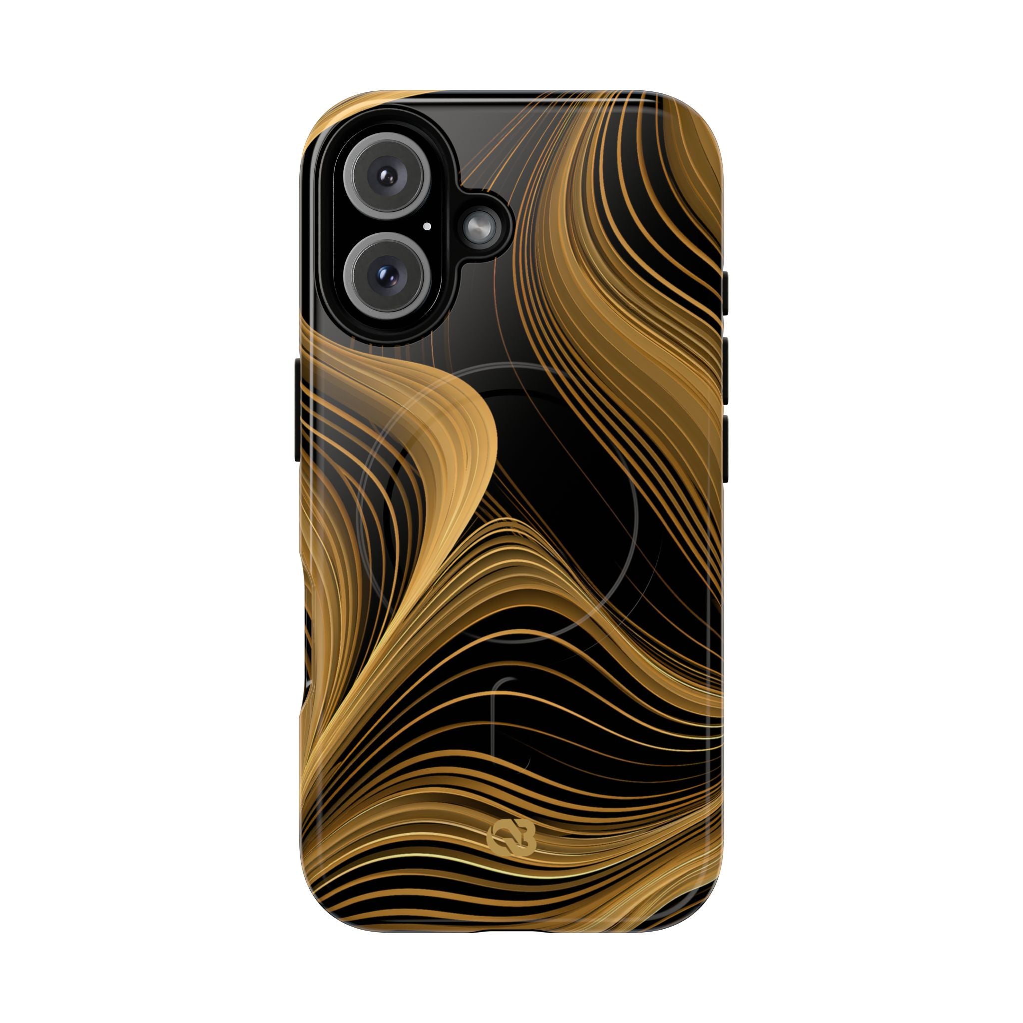 Gold Tough 2.0 Magsafe Phone Case for iPhone - Molten Copper Strands
