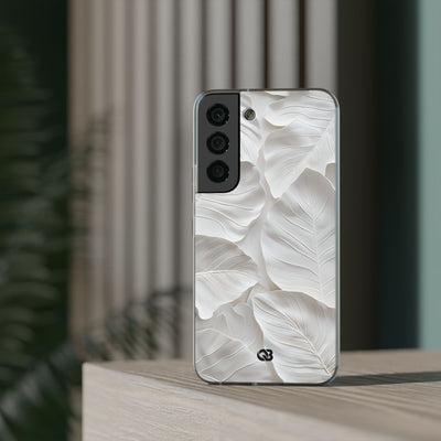 Sculpted Ivory Leaves · Soft Handyhülle für Samsung