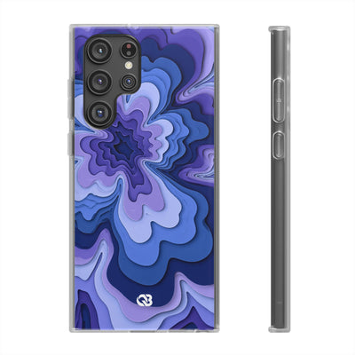 Periwinkle Strata Bloom · Lite Phone Case for Samsung · Purple