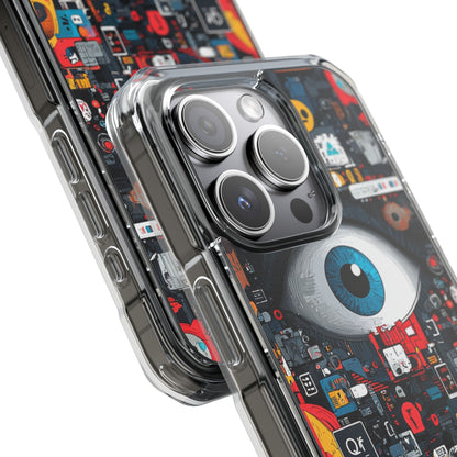 Digital Eye Blue iPhone 15 Pro Case - Impact