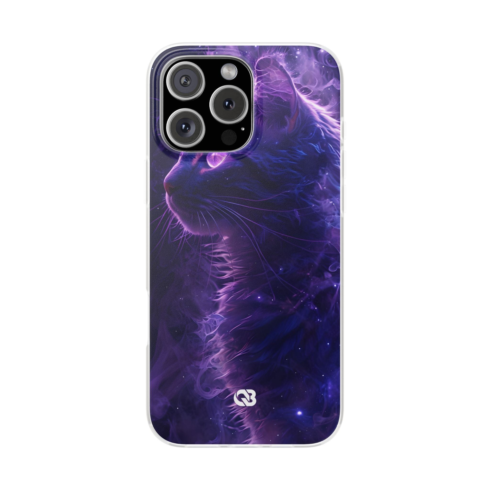 Purple Void Feline · Soft Custodia per iPhone