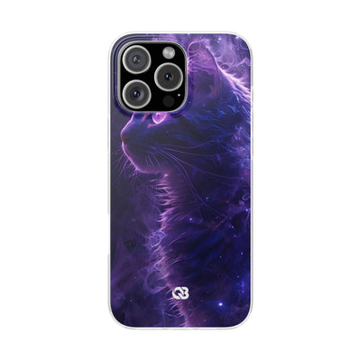 Purple Void Feline · Soft Custodia per iPhone