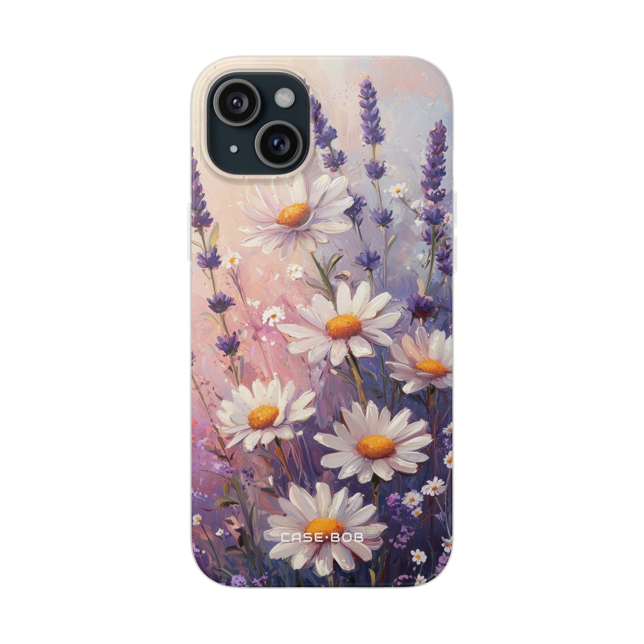 Daisy Lavender Bloom iPhone 15 Plus Case - Soft
