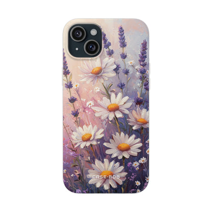 Daisy Lavender Bloom iPhone 15 Plus Case - Soft