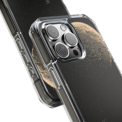Lunar Metropolis Nocturne · Clear Impact Magnetic Phone Case for iPhone ·  Black