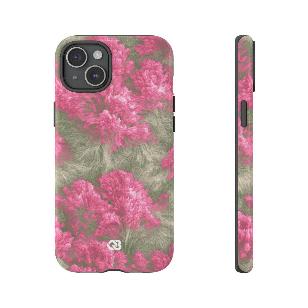 Digital Blossom · Tough Phone Case for iPhone · Pink