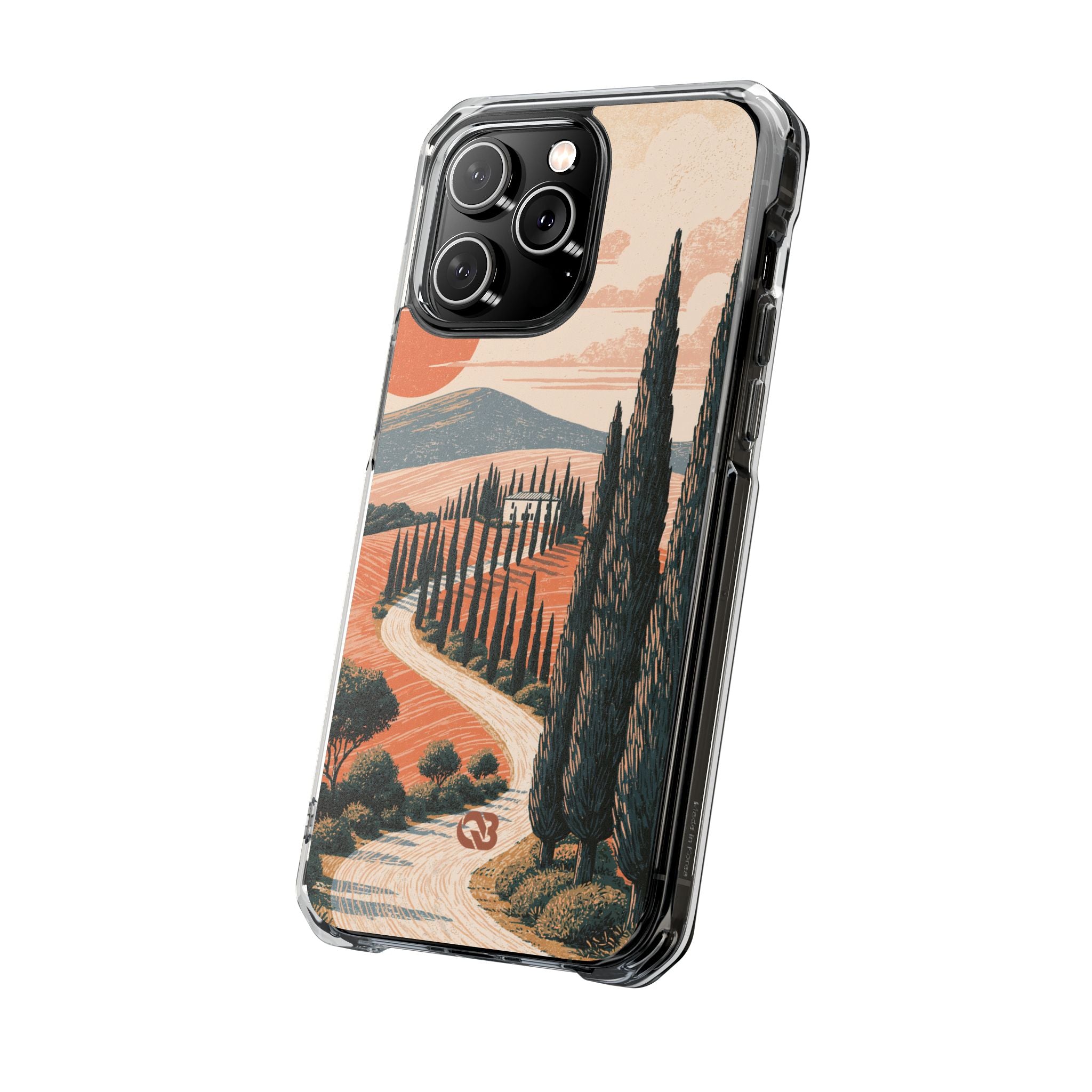 Orange Impact MagSafe Phone Case for iPhone - Terracotta Ridge Trail