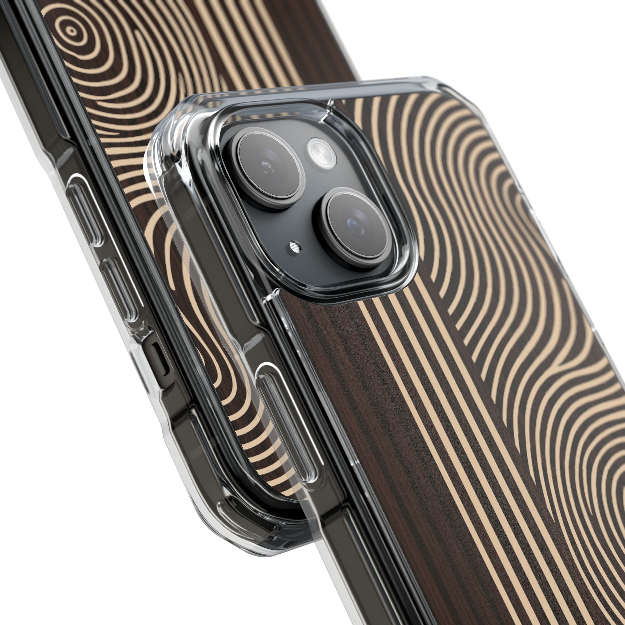 Brown Impact MagSafe Phone Case for iPhone - Espresso Sand Ridge