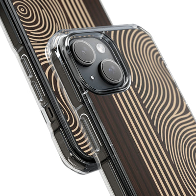 Brown Impact MagSafe Phone Case for iPhone - Espresso Sand Ridge