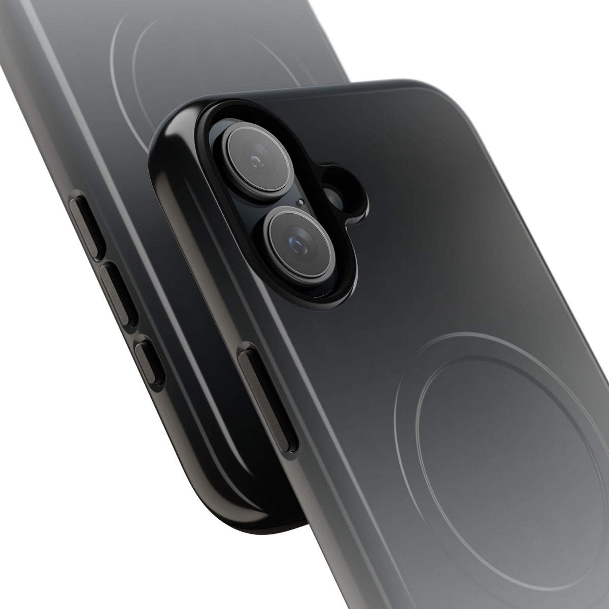 Noir Ombre Fade · Tough 2.0 Magnetic Phone Case for iPhone · Black