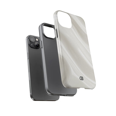 Liquid Enamel Fold · Tough Phone Case for iPhone · White