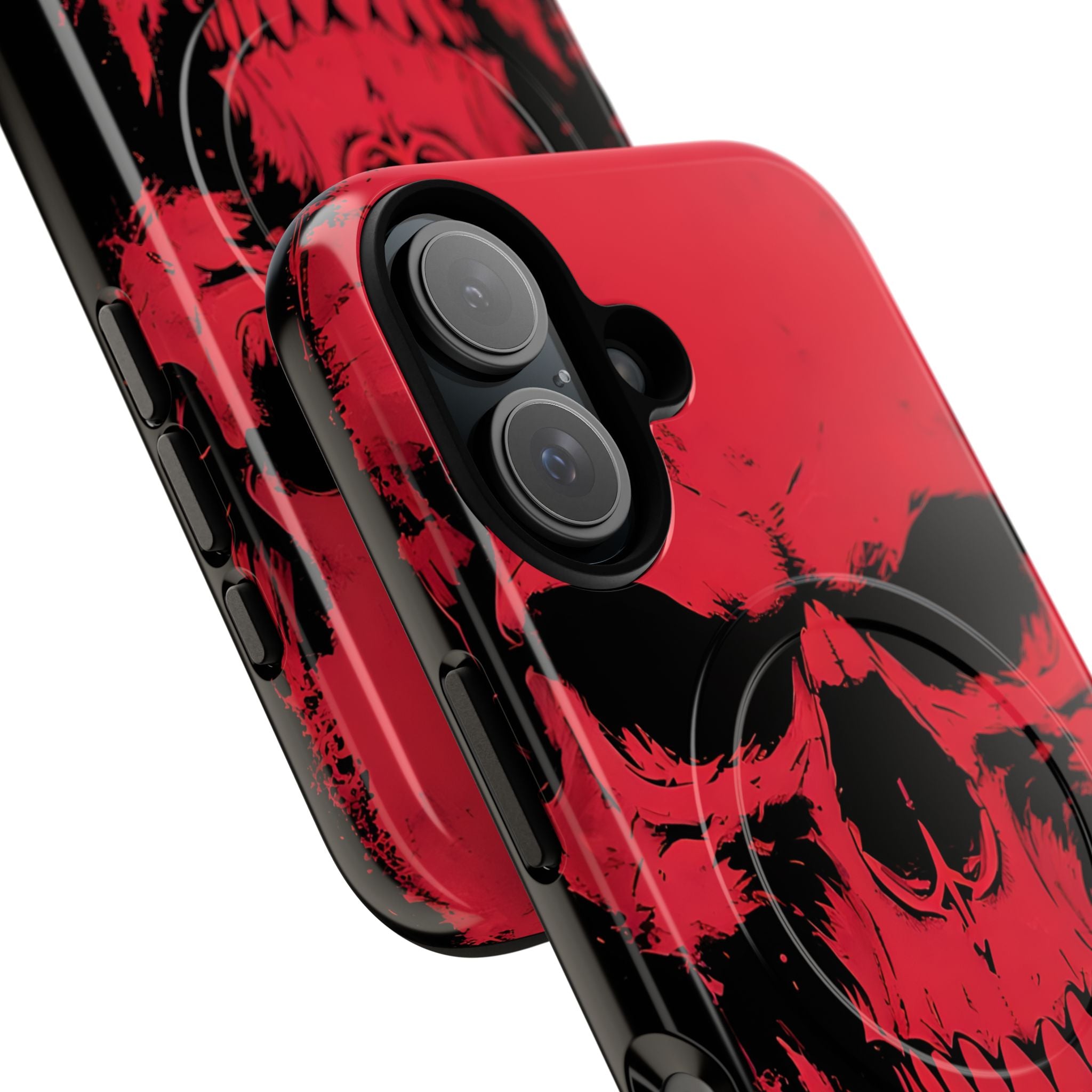 Crimson Street Skull · Tough+ Magsafe