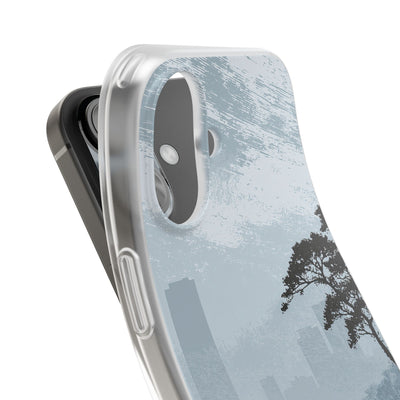 Grey Lite Phone Case for iPhone - Steel Slate Zen