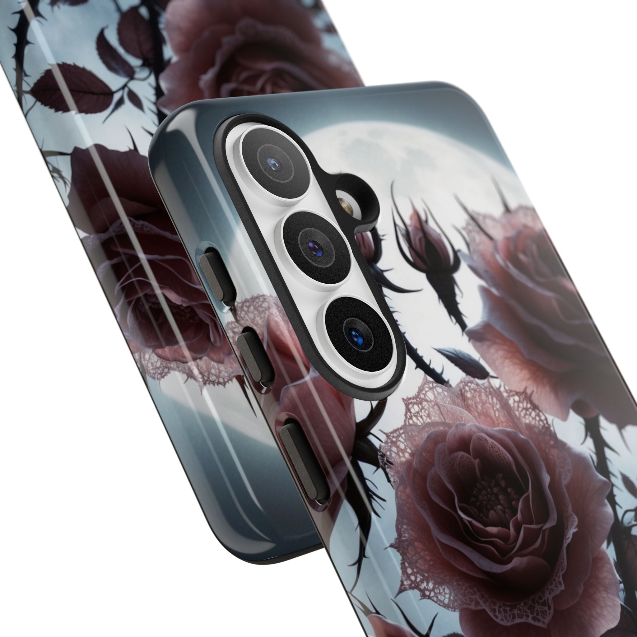 Lunar Lace Petals · Tough Coque de téléphone pour Samsung
