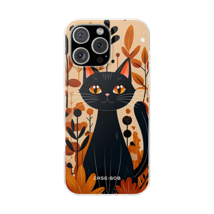 Schwarze Katze Glow iPhone 16 Pro Max Case - Soft