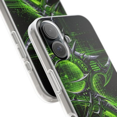 Cyber Sigil Grid · Lite Phone Case for iPhone ·  Green