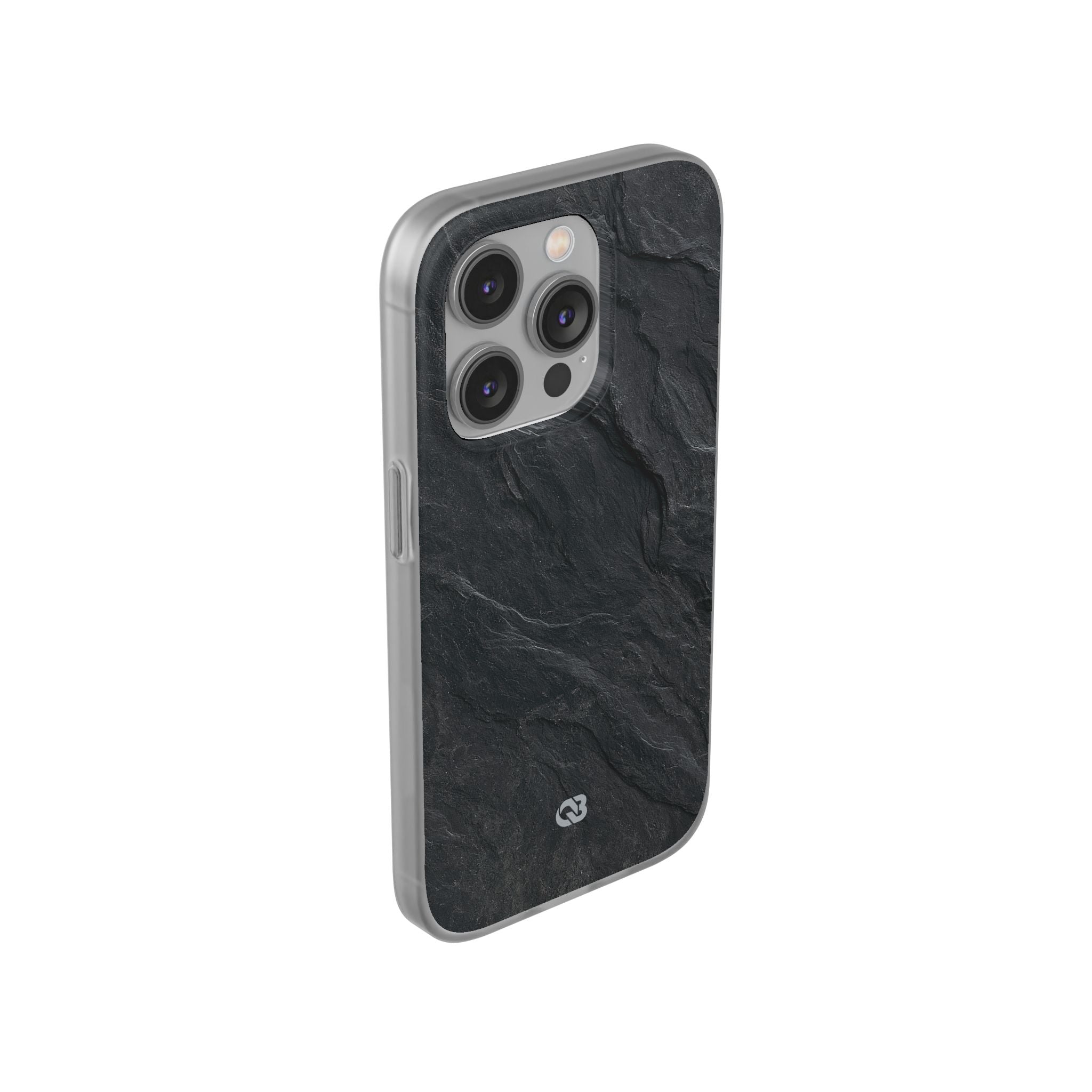 Black Lite Phone Case for iPhone - Midnight Slate Ridge
