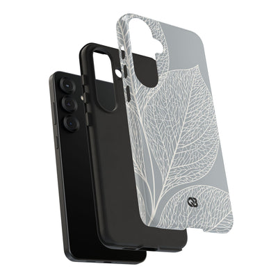 Grey Tough Phone Case for Samsung - Frosted Ash Veins
