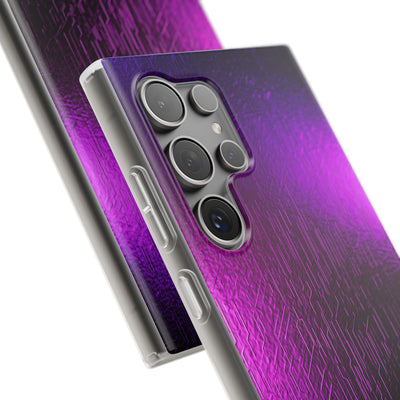 Violet Cyber Circuit · Lite Phone Case for Samsung · Purple