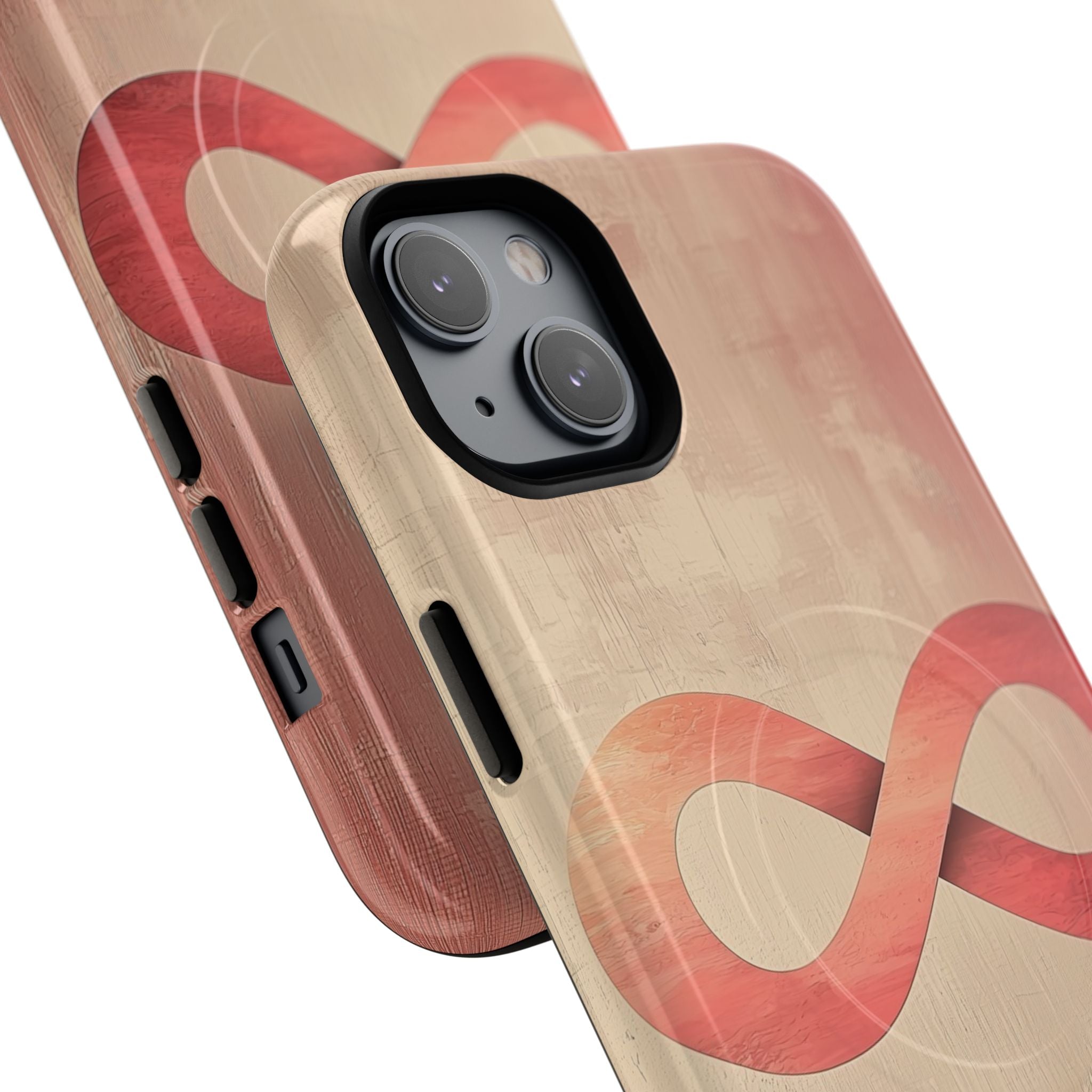 Terracotta Infinity Stroke · Tough+ Phone Case for iPhone · Magsafe