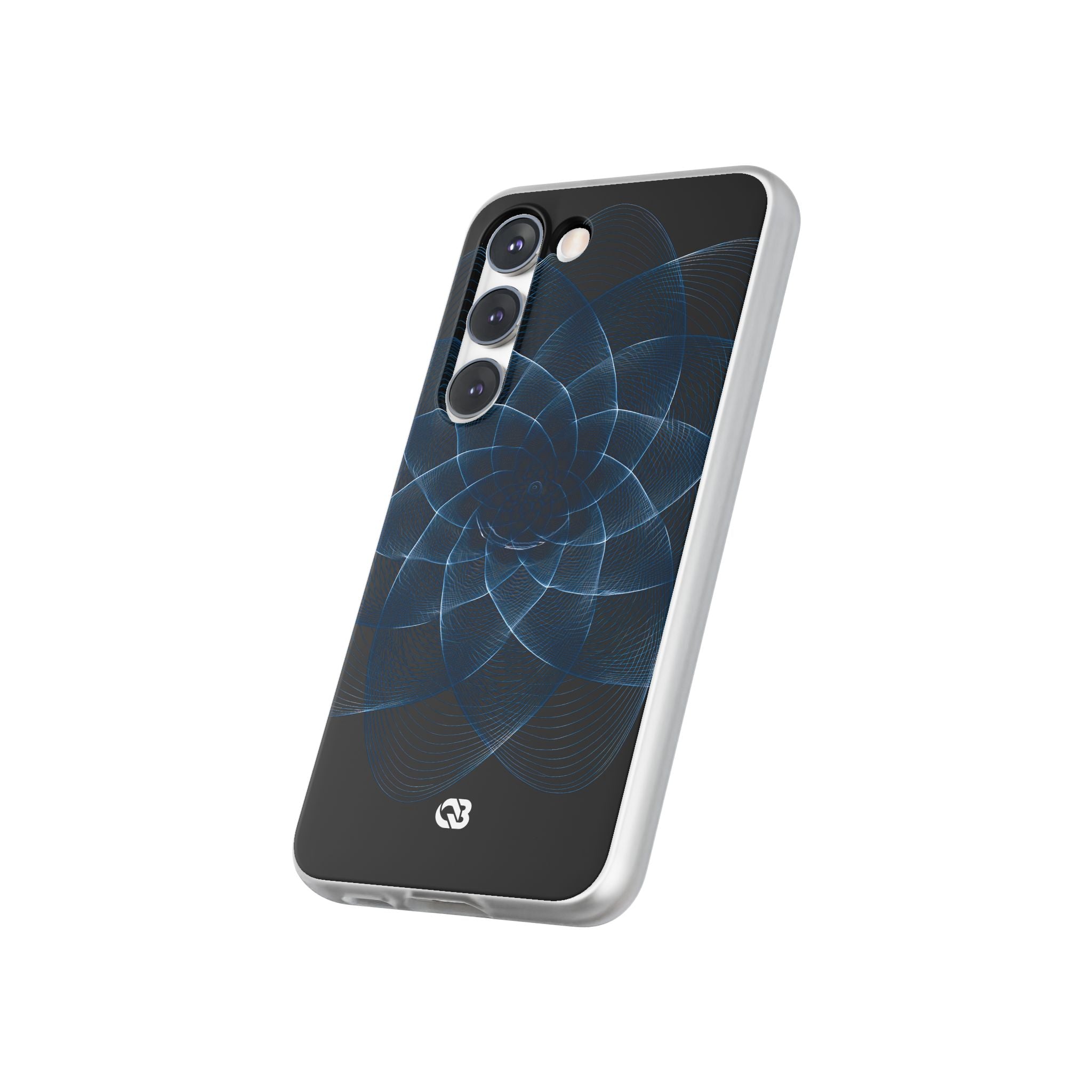 Blue Lite Phone Case for Samsung - Cobalt Geometric Bloom