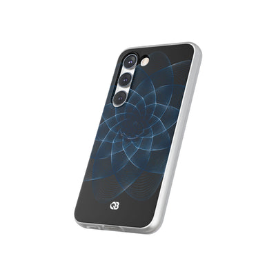 Blue Lite Phone Case for Samsung - Cobalt Geometric Bloom