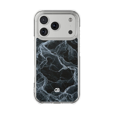 Arctic Gossamer · Clear Impact Magnetic Phone Case for iPhone · Black