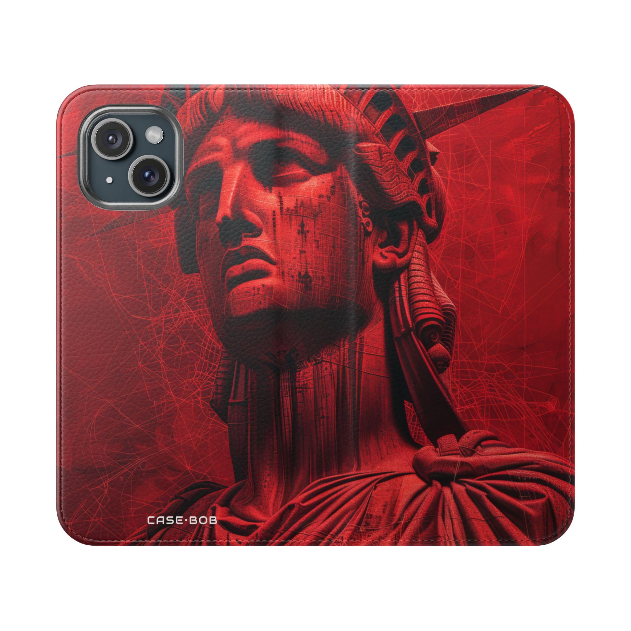 Liberty Crimson - iPhone 15 Case - Portemonnee