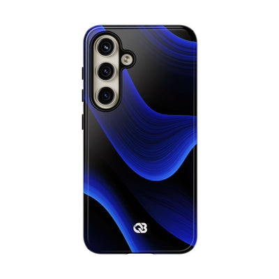Blue Tough Phone Case for Samsung - Electric Cobalt Flow