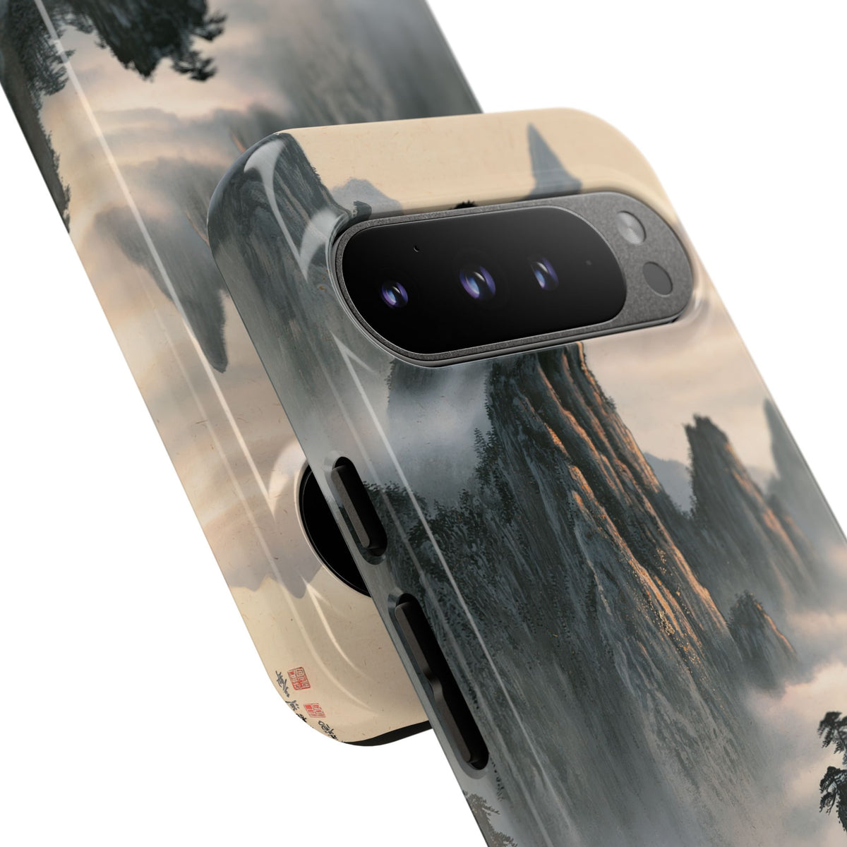 Sacred Mountain Mist · Tough Phone Case for Pixel ·  Beige