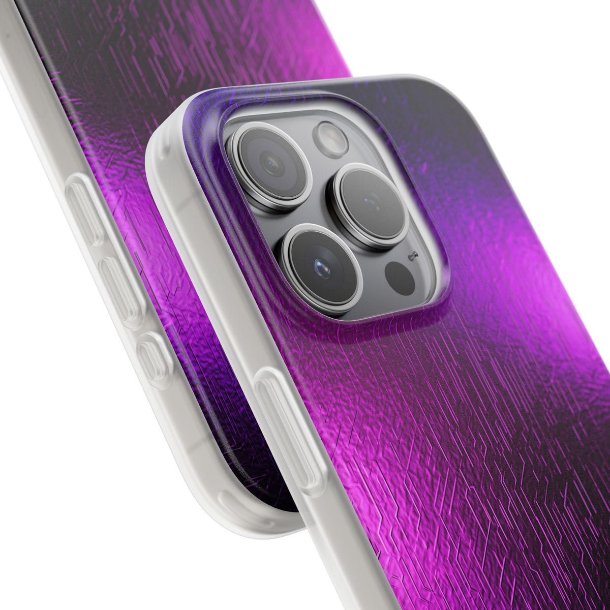 Violet Cyber Circuit · Lite Phone Case for iPhone ·  Purple