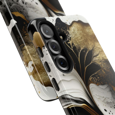 Molten Onyx Gold · Tough Coque de téléphone pour Samsung
