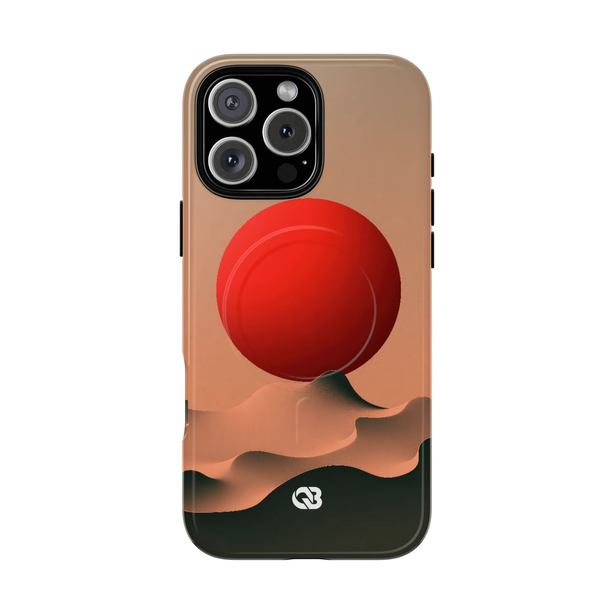 Crimson Sol Ridge · Tough 2.0 Magnetic Phone Case for iPhone · Red