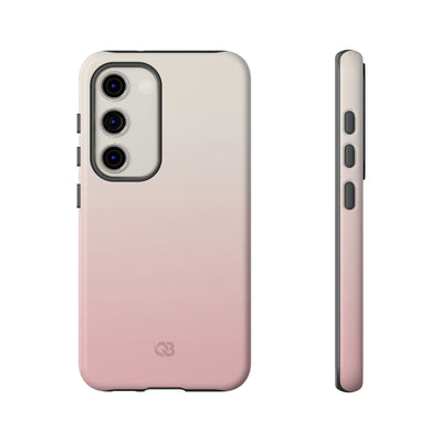 Pink Tough Phone Case for Samsung - Frosted Blush Horizon