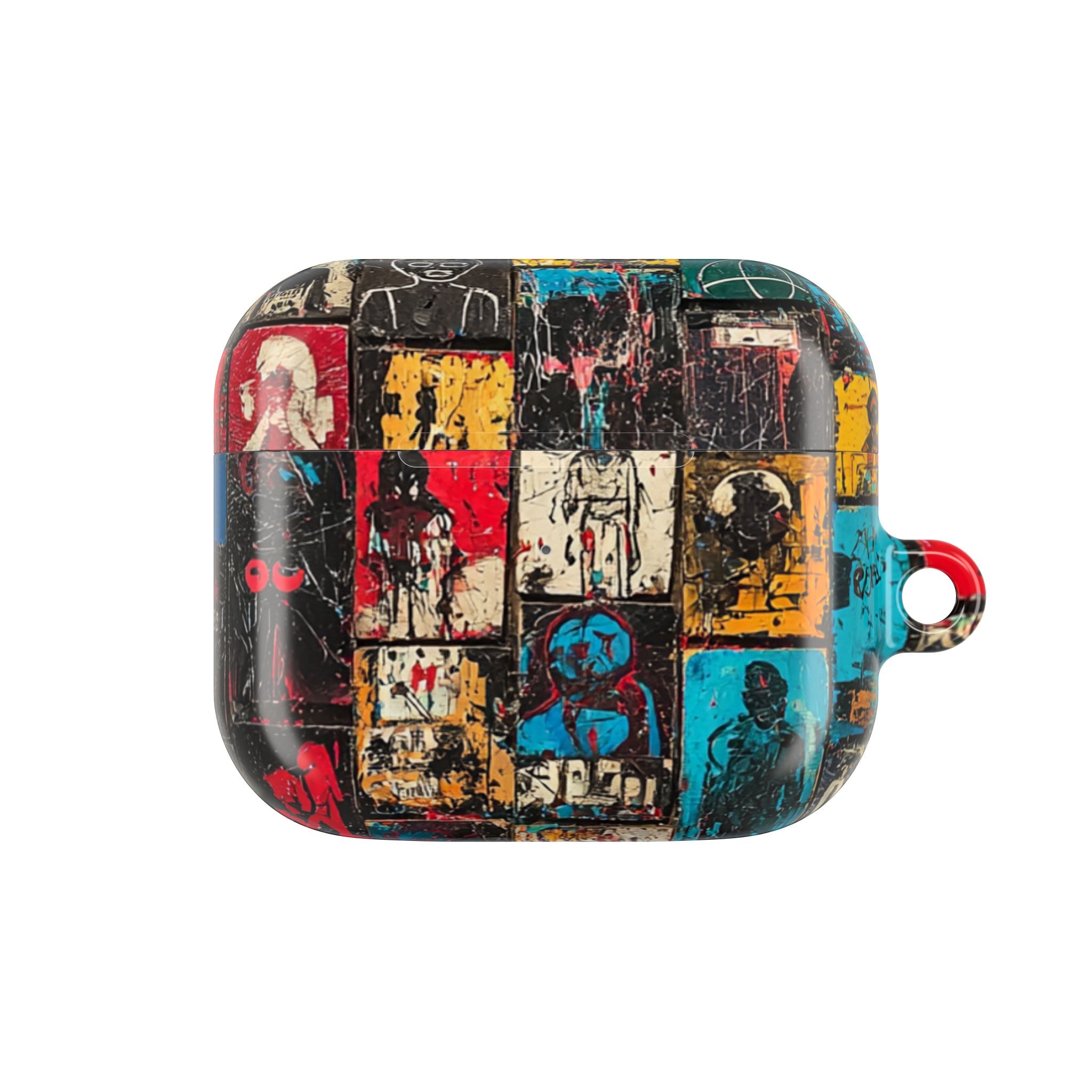 Portret Raster Crimson - AirPods Case