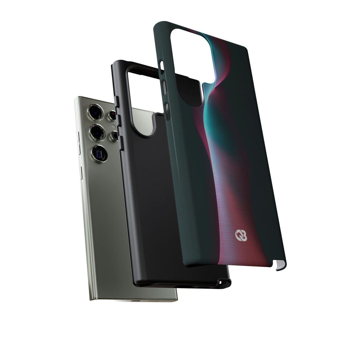 Neon Pixel Flow · Tough Phone Case for Samsung · Black