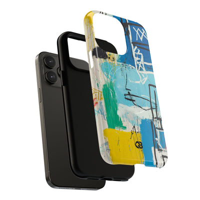 Azure Urban Scribble · Tough+ Phone Case for iPhone · Magsafe