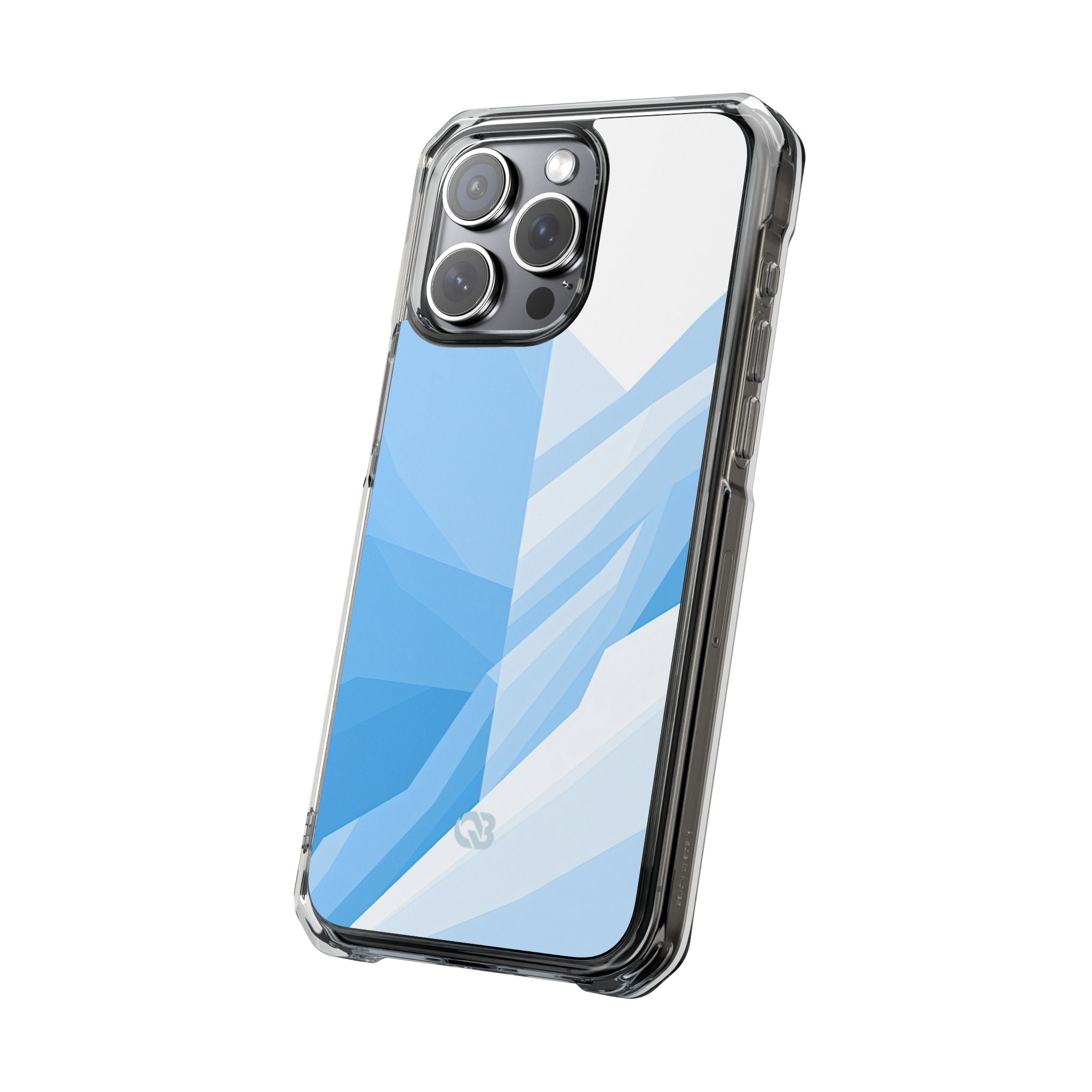Blue Impact MagSafe Phone Case for iPhone - Arctic Glacial Ridge