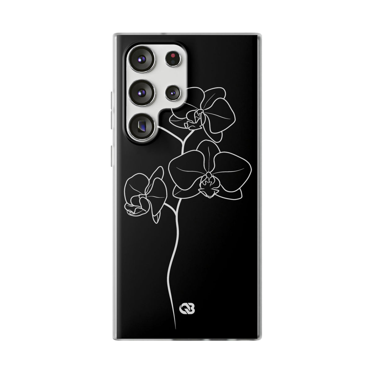 Midnight Orchid · Lite Phone Case for Samsung · Black