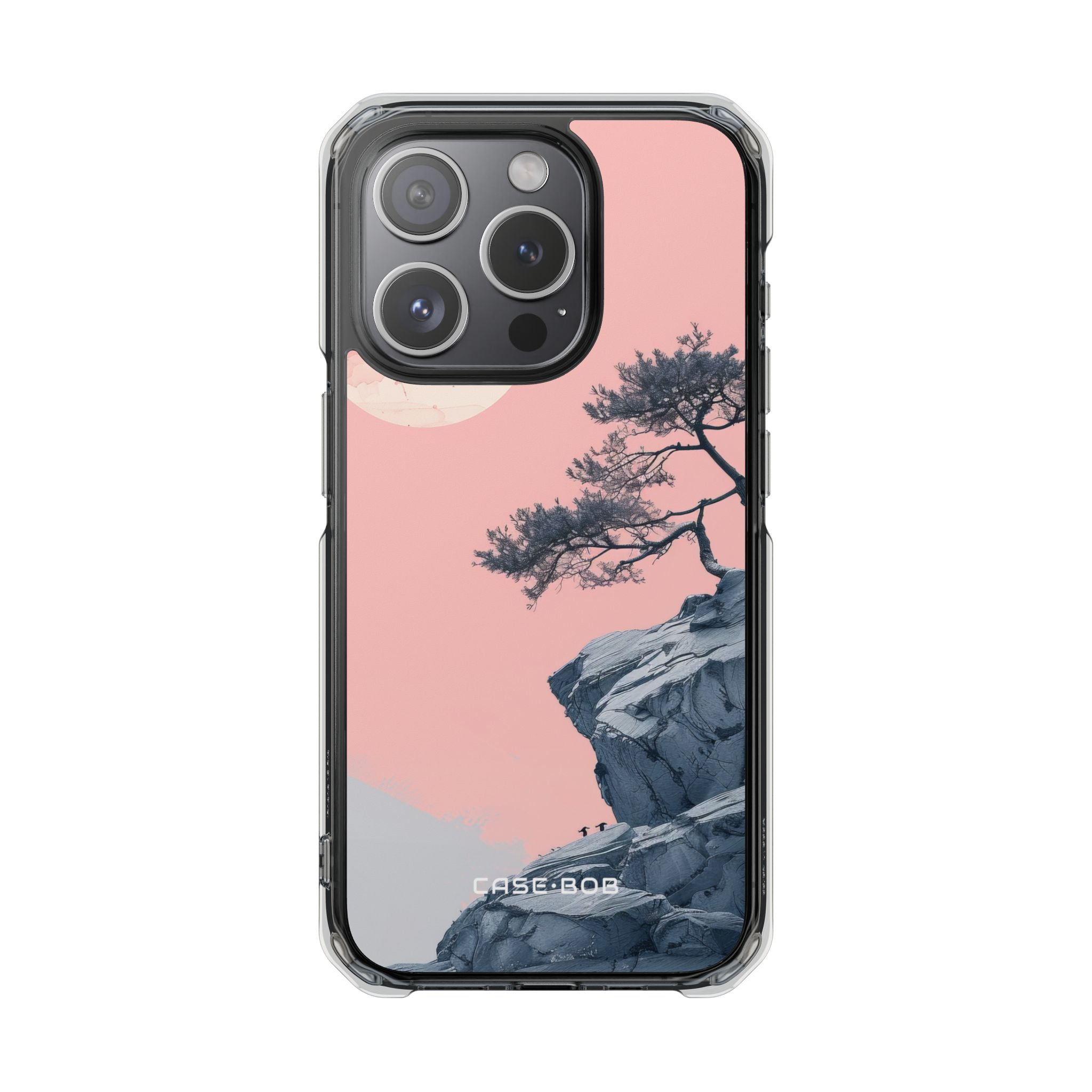 Crimson Moon Tree iPhone 15 Pro Case - Impact