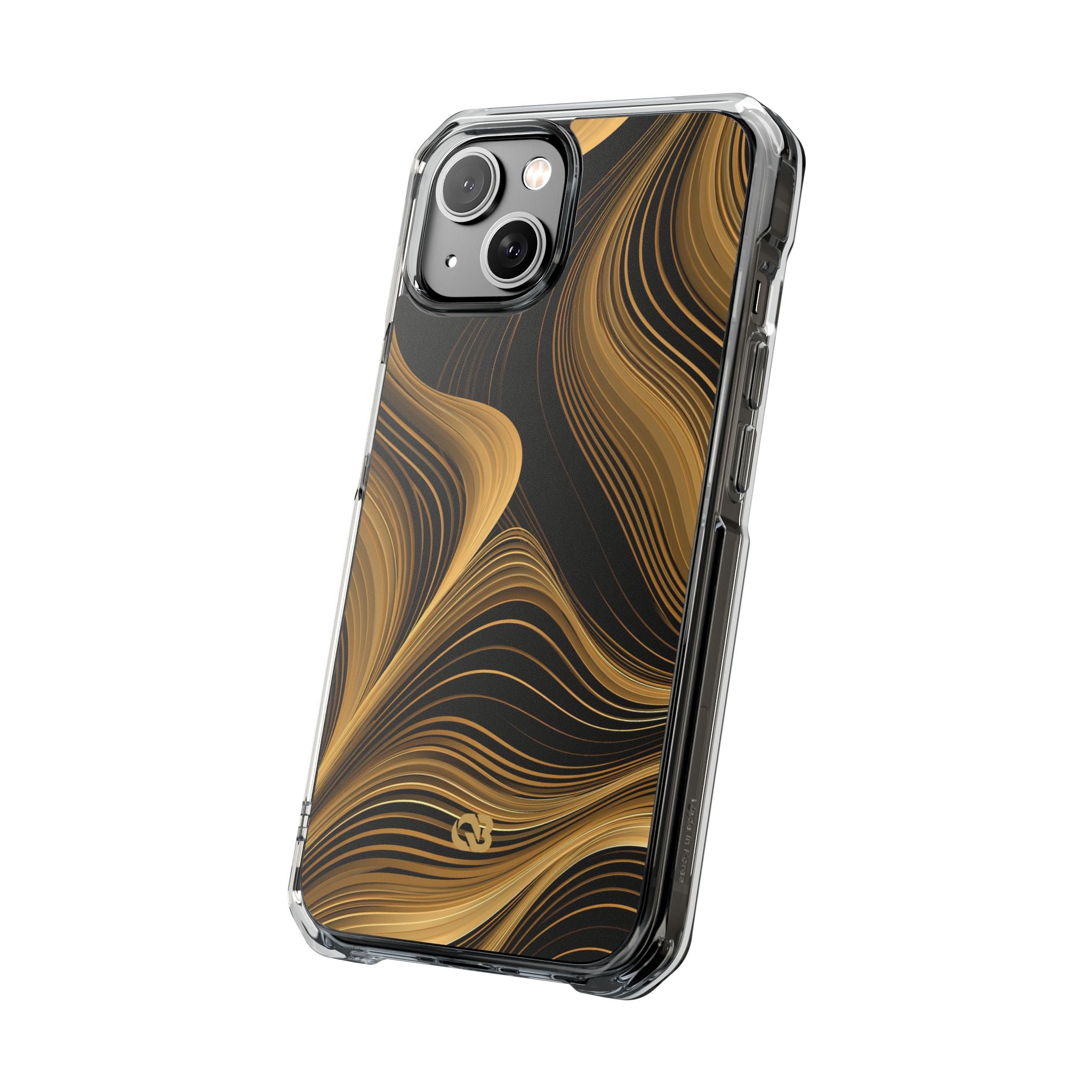 Gold Impact MagSafe Phone Case for iPhone - Molten Copper Strands