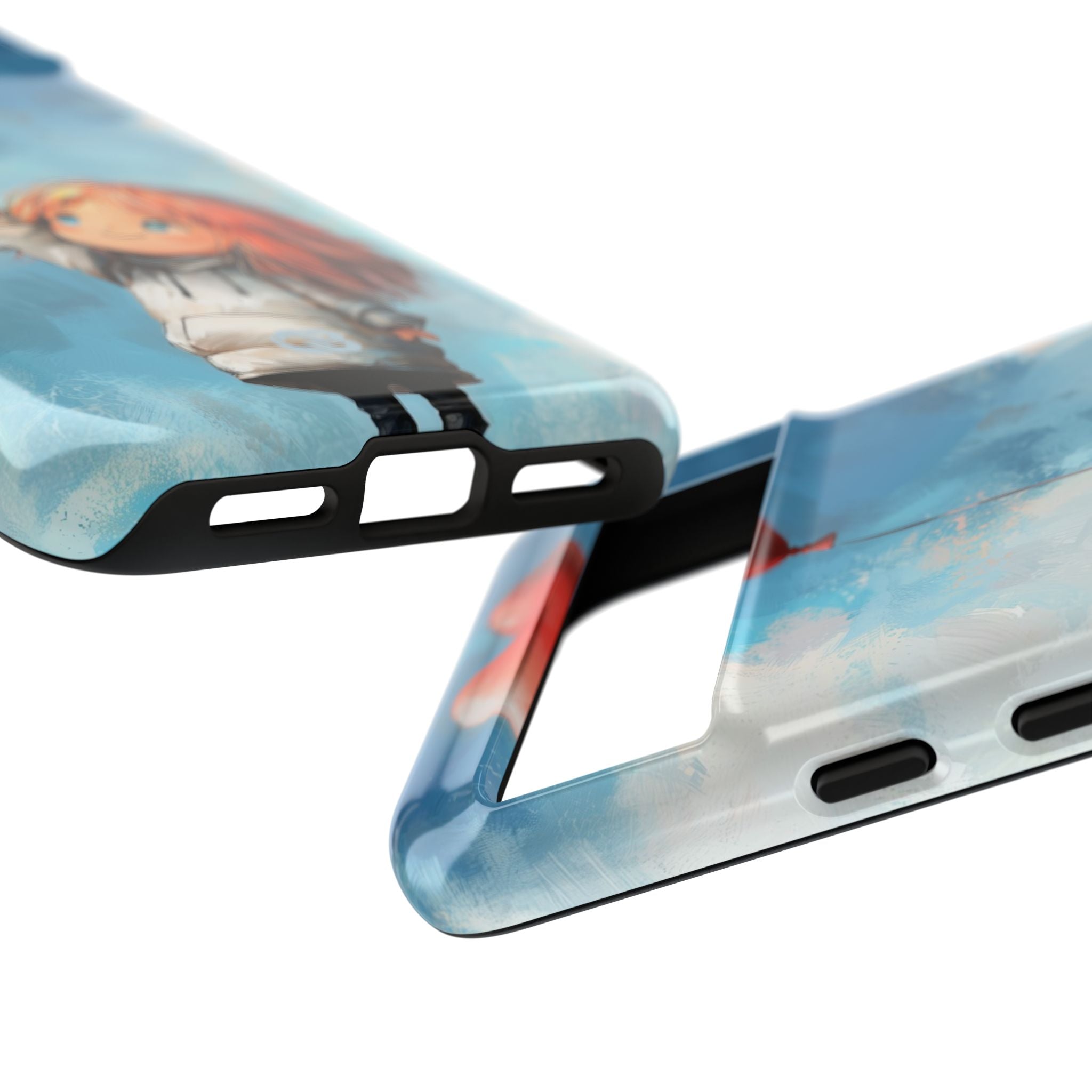 Crimson Heart Sky · Tough Phone Case for Google Pixel