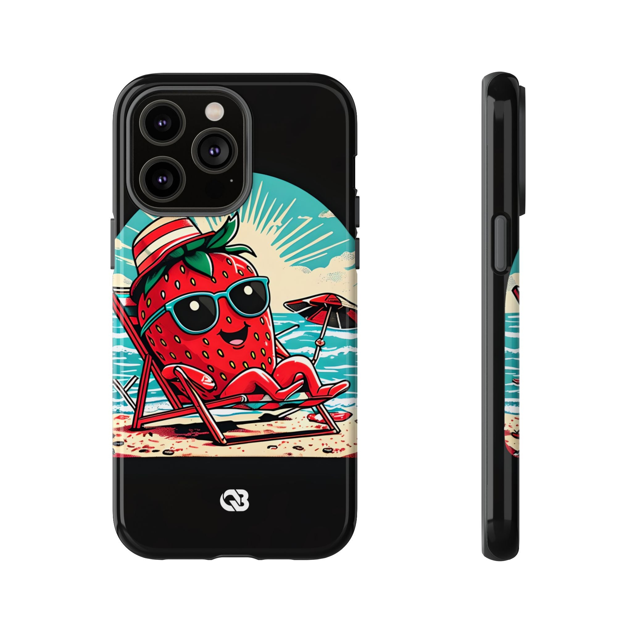 Retro Coastal Berry · Tough Fundas para teléfono para iPhone