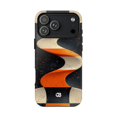 Orange Grit Twist · Tough Phone Case for iPhone