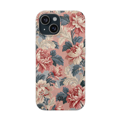 Blush Peony Jacquard · Lite Phone Case for iPhone ·  Pink