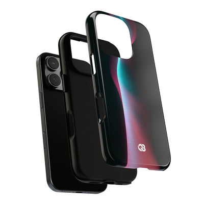 Neon Pixel Flow · Tough Phone Case for iPhone · Black