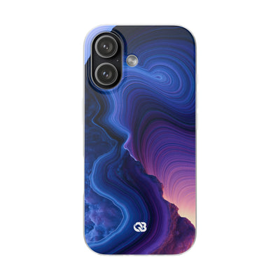 Radiant Strata · Lite Phone Case for iPhone ·  Blue