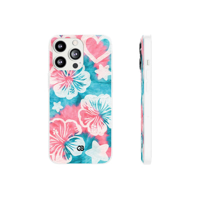 Tropical Hibiscus Bloom · Lite Phone Case for iPhone ·  Teal
